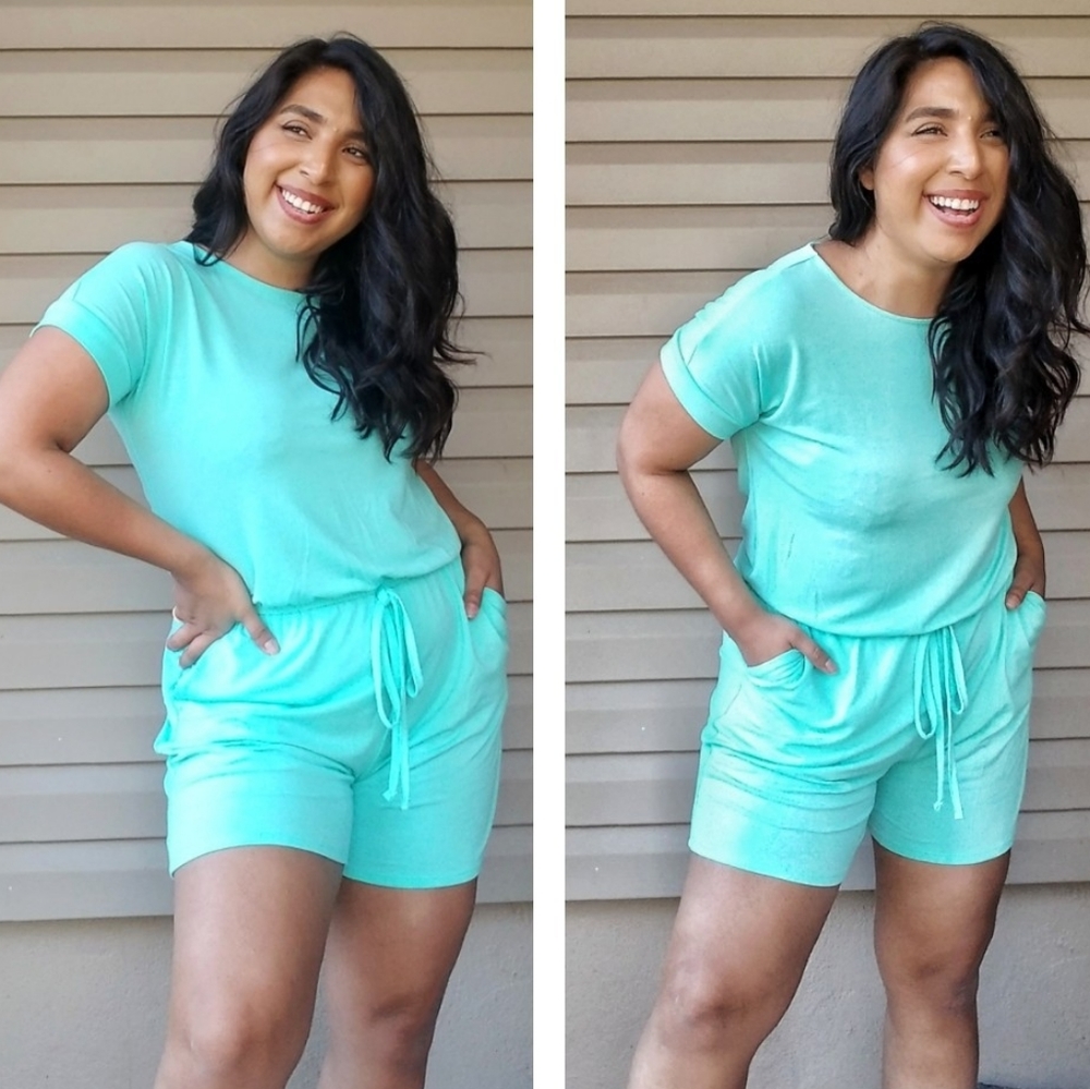 SHAKE IT OFF ROMPER IN DARK GRAY - Picture 4 of 5